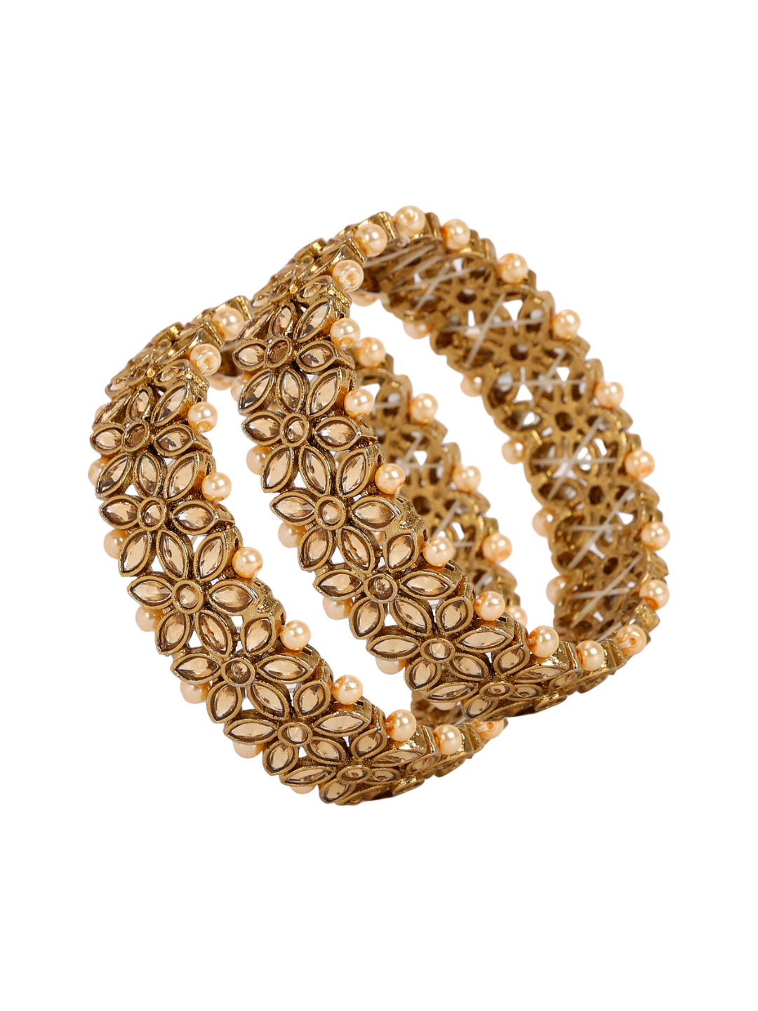 YouBella Jewellery Stylish Gold Plated Bangles for Girls and Women